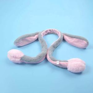 थोक पार्टी के हेडवियर प्लग कपड़े के साथ फ्लैशिंग खरगोश की बंनी कान चमकदार हेडबैंड लाइट अप - Product Image 6