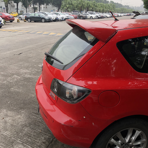 Alerón para <span class=keywords><strong>Mazda</strong></span> M3 2006-2012, Alerón Trasero para <span class=keywords><strong>Mazda</strong></span> <span class=keywords><strong>3</strong></span> Hatchback con Luz, Alerón Trasero de Color para Automóvil - Product Image 4