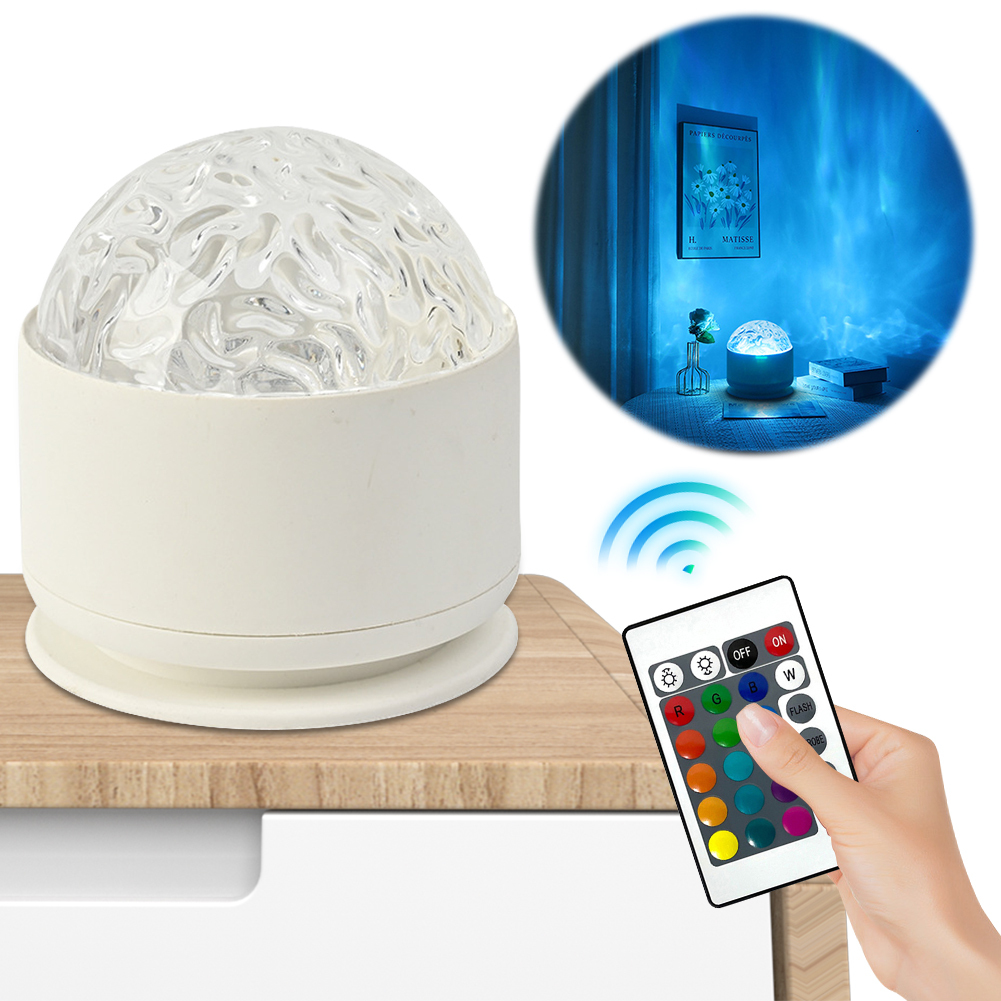 Small Led Galaxy Northern Lights Aurora Room Night Light Projector Decoration Night Stand Lamp for Bedroom