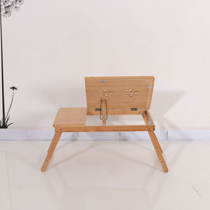 โต๊ะไม้ไผ่ปรับได้ทันสมัยทนทานพับได้เป็นมิตรกับสิ่งแวดล้อมแบบพกพาคอมพิวเตอร์แล็ปท็อปโต๊ะเล่นเกมสองชั้นการติดตั้งฟรี - Product Image 3