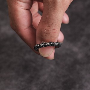 Cincin Pria Fashion Tengkorak Baja Anti Karat TG Hip Hops Punk, Grosir, Laris Manis, Murah, Cincin Cluster Tengkorak GothicLolita - Product Image 5
