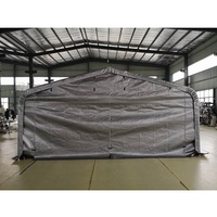 20 'x 20' Abri portable pour deux voitures Garage de stationnement de voiture Abri Carports Tente
