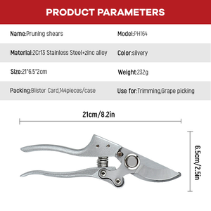 Kéo cắt tỉa chuyên nghiệp, dày dặn, chắc chắn, dùng cho làm vườn, cắt tỉa hoa, cắt tỉa cây cảnh, dành cho người yêu thích làm vườn và làm hoa. - Product Image 3
