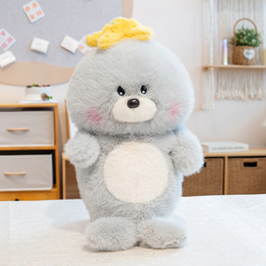 Bambola peluche leone marino-cuscino decorativo per bambini carino animale marino-<span class=keywords><strong>regalo</strong></span> di compleanno per ragazza - Product Image 6
