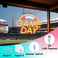 Enseigne néon personnalisée Neonawall OEM ODM GAME DAY LED pour la maison, le bar, le café, les fêtes, les événements, toutes occasions, décoration commerciale