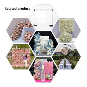 Promise Bohemian Macrame Arco de flores artificiales para escenarios de festivales y celebraciones al aire libre - Product Image 5