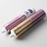 Tube cosmétique en aluminium-plastique laminé entièrement personnalisable de 2 ml à 450 ml, emballage vide en aluminium pour crème et dentifrice à presser