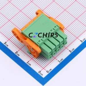 1790519 Plug-in <b>Terminal</b> <b>Block</b> P=3.5mm Connector ( Pitch: 3.5mm )( Color: Green )( Total PIN Count: 10P )( Number of Rows: 2 ) - Product Image 2