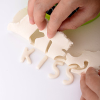 Ensemble de 26 emporte-pièces alphabet en acier inoxydable, moules à biscuits formes A-Z, outils de pâtisserie pour desserts de fête