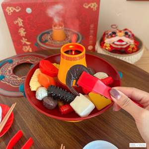 Jeu de cuisine en plastique XHL Toys Simulation Hot Pot, jouet pour enfants, cadeau de Nouvel An pour les enfants de 2 à 4 ans, unisexe - Product Image 1