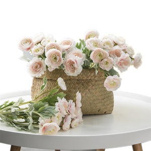 QSLH-AFE912 <span class=keywords><strong>migliore</strong></span> vendita di fiori di seta artificiale Ranunculus per il natale Halloween e ritorno a scuola decorazioni di nozze - Product Image 1