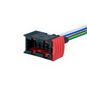 Connecteur de faisceau de câbles à 4 broches, adaptateur mâle, connecteur de lampe automobile, longueur personnalisée - Product Image 1