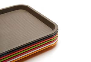 Plaque <span class=keywords><strong>de</strong></span> collation rectangulaire en PP <span class=keywords><strong>de</strong></span> haute qualité plateau <span class=keywords><strong>de</strong></span> restauration rapide plateau empilable en plastique plateau antidérapant - Product Image 3