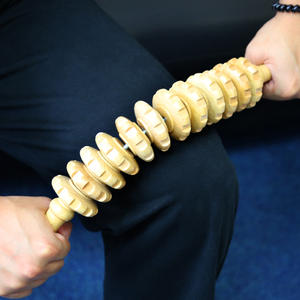 Jade Powder Crystal Roller <span class=keywords><strong>Massage</strong></span> gerät Doppel köpfige Holz rolle für Gesichts akupunkt Entspannung Gesichts <span class=keywords><strong>massage</strong></span> Kamm Gerät - Product Image 6