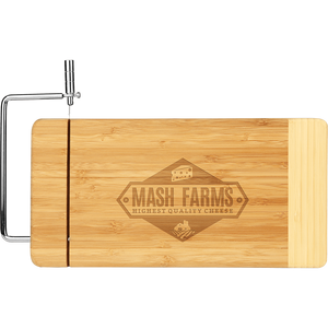 USA Cổ Phiếu địa phương miễn phí vận chuyển 12 "x 6" tre thớt với kim loại pho mát Cắt cho nhà bếp - Product Image 1