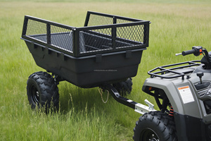 최저가 고하중 스틸 유틸리티 트레일러 500kg 용량 분체 도장 ATV 견인식 정원 카트 소량 주문 가능 공장 직공급 - Product Image 6