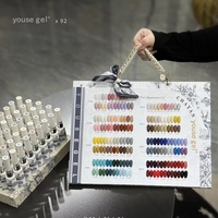 Nouveau kit de vernis à ongles gel UV de créateur, 92 couleurs, 15 ml/flacon, DIY personnalisé, usage professionnel, marque YOUSE, vente en gros d'usine