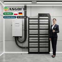 ASGOFT Stockage d'énergie haute tension empilable 100kWh 200kWh 300kWh Alimentation électrique Batterie LiFePO4 BYD Stockage d'énergie industriel et commercial