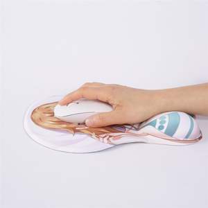 Vente en gros <span class=keywords><strong>Nami</strong></span> Anime 3D Cartoon Gel Sexy Japanese Girl <span class=keywords><strong>Breast</strong></span> Silicone Tapis de souris ergonomique pour tapis de souris avec repose-poignet - Product Image 3