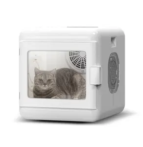 Youxike kotak pengering rambut hewan peliharaan, mesin kamar otomatis CW-026-A untuk anjing kucing 360 pengeringan tenang cepat kering untuk pembersihan nyaman