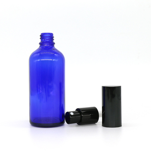 Vente en gros flacon de parfum en verre bleu coblat 5ml 10ml 15ml 20ml 30ml 50ml 100ml flacons compte-gouttes avec pulvérisateur - Product Image 1