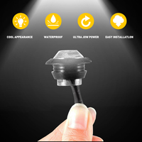   Feux latéraux de marqueur blancs 3LED 0,75 POUCES 10X, feux de dégagement pour camion et remorque, étanches, 80LM