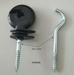 Aisladores de Plástico de Alta Calidad <span class=keywords><strong>para</strong></span> Cercas Eléctricas, Aisladores de Anillo Atornillables, <span class=keywords><strong>Accesorios</strong></span> <span class=keywords><strong>para</strong></span> Cercas, Naturaleza Fácil - Product Image 2