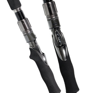 Canne à pêche électrique Shimano Ocea Ej 25 pour la pêche en haute mer, canne de jigging, canne à leurres pour gros poissons en eau salée, action moyenne rapide, noire - Product Image 1
