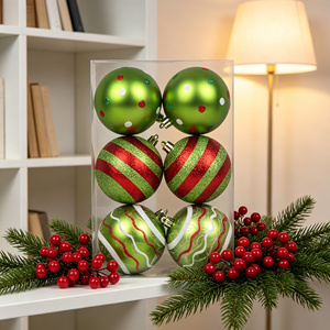Nuove Decorazioni Natalizie di Lusso Transfrontaliere, Ornamenti Natalizi in Plastica Semi-Lavorati Elettroplaccati, Ciondoli <span class=keywords><strong>per</strong></span> Confezioni Regalo - Product Image 3