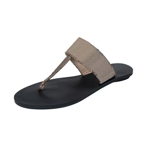 Nouvelles sandales d'été pour femmes, <span class=keywords><strong>tongs</strong></span> décontractées, mules en <span class=keywords><strong>cuir</strong></span> PU, chaussures plates confortables pour femmes - Product Image 5