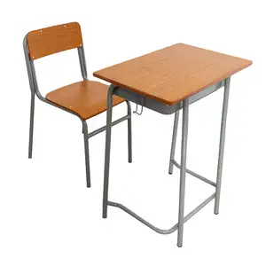 Xijiayi Günstige Klassen zimmer Einzels chüler Schulbank und Stuhl Tisch und Stuhl Grundschule Schreibtisch Set Schul möbel