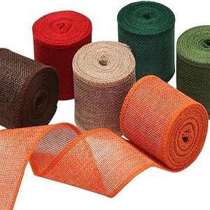 ริบบิ้นปอกระเจาทอแบบธรรมชาติ เนื้อหยาบ สำหรับห่อขวด ตกแต่งเทียน และจัดดอกไม้ - Product Image 6