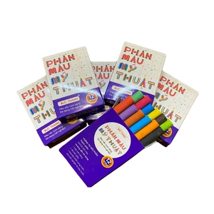 Non Toxic Washable Color Chalk Duc Thanh High Quality Dustless Gypsum Sidewalk Drawing Art Chalk Global Wholesale - Product Image 1