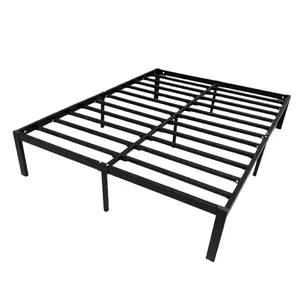 Premium Kwaliteit Bed Kamer Meubelbedframe Metalen Dubbele King Queen Size Roestvrijstalen Ijzeren Metalen Bedframe