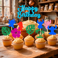 Décoration de gâteau d'anniversaire de dessin animé, fête d'anniversaire pour garçons et filles, fête de naissance