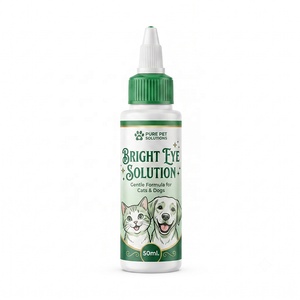 Gotas Oftálmicas para Mascotas de Marca Privada, Solución Limpiadora de Manchas de Lágrimas de 50 ml con Lavado Ocular Isotónico Hipocloroso para Perros y <span class=keywords><strong>Gatos</strong></span> - Product Image 6