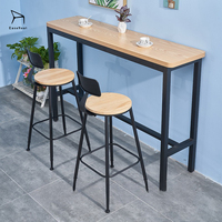Vente en gros Offre Spéciale haute qualité prix de gros pieds en métal tabouret de bar en bois Restaurant dîner café cuisine chaise de bar