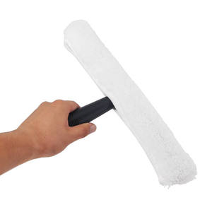 Raclette absorbante à double usage pour <span class=keywords><strong>vitres</strong></span> Outil ménager de nettoyage humide et sec, tête de nettoyage en microfibre pour le nettoyage des <span class=keywords><strong>vitres</strong></span> - Product Image 4