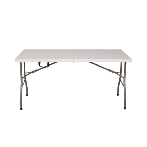 <span class=keywords><strong>Metal</strong></span> Ayaklı 4ft 5ft 6ft 8ft 10 Kişilik Dikdörtgen Uzun Büfe Düğün Parti Etkinlik Ziyafet Katlanır Masa - Product Image 1