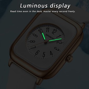 Reloj de Pulsera de Cuarzo para Mujer Sanda 1135, Diseño Cuadrado Minimalista, Elegante y Resistente al Agua - Product Image 6