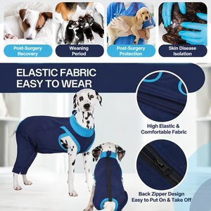 Traje Quirúrgico Lavable Anti-Lamido para Perros, con Logotipo Personalizado, para Recuperación Postoperatoria, Curación de Heridas, Destete y Aislamiento - Product Image 2