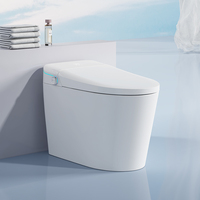 Toilette intelligente électrique de haute qualité à poser au sol, chasse automatique, céramique, WC intelligent