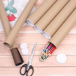Emballage <span class=keywords><strong>en</strong></span> <span class=keywords><strong>tube</strong></span> de papier cylindrique long recyclable, diplôme, affiche, expédition, rouleau, <span class=keywords><strong>tube</strong></span> <span class=keywords><strong>en</strong></span> <span class=keywords><strong>carton</strong></span>, <span class=keywords><strong>tube</strong></span> <span class=keywords><strong>en</strong></span> papier kraft avec bouchon - Product Image 6