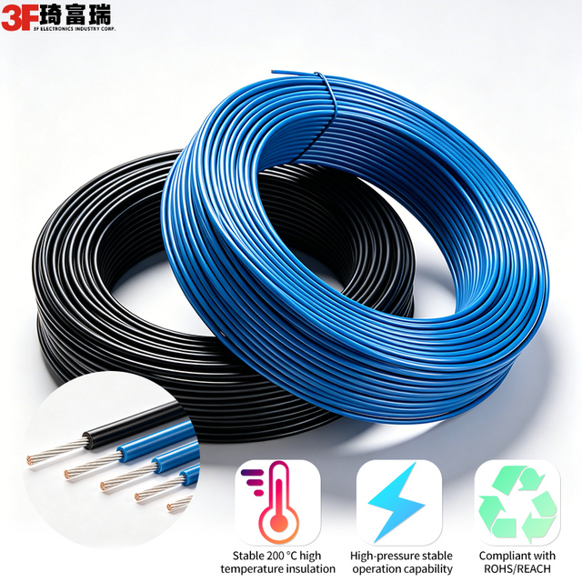 16878 4C Silver Plated PTFE Cable High Temperature Resistant Stranded Wire for Heating