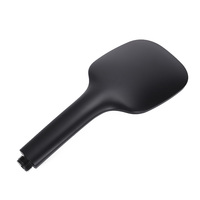 Pommeau de douche rectangulaire noir mat avec filetage universel G1/2, économie d'eau, sortie unique pour salle de bain et toilettes