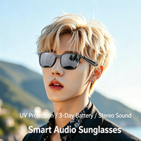 Lunettes Audio Intelligentes IA : Traducteur Instantané 144 Langues, Enregistrement Vocal, Protection UV400, Appels Sans Fil, Musique, Idéales pour l'Extérieur