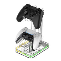 Support de manette universel AOLION AL-XB2339, support de rangement fin en ABS compatible avec une manette 360 PS5, support d'affichage de bureau