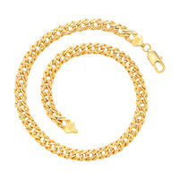 Collier unisexe en chaîne torsadée épaisse et brillante, anti-rouille, idéal pour anniversaire, couple, empilable, bijoux simples, vente en gros, populaire et chic
