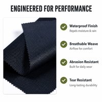 Tissu Oxford en polyester enduit PU 840D, souple, imperméable, résistant aux UV, pour chaussures, sacs de plein air et abris