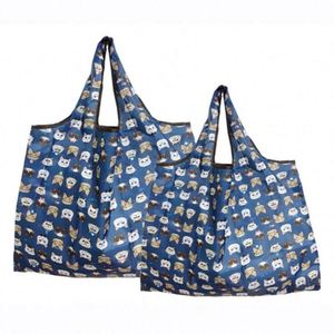 Bolsas de Compras Reutilizables Ecológicas Resistentes, Juego de 2 Bolsas Plegables Medianas y Grandes - Product Image 2